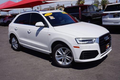 Cortina White 2018 Audi Q3 PREMIUM PLUS QUATTRO, PREMIUM WHEELS, LEATHER SEATS, MOON ROOF