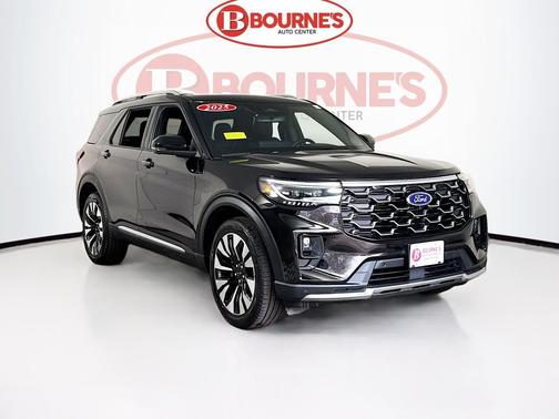 Agate Black Metallic 2025 Ford Explorer Platinum