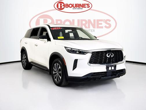 Glacier White 2023 INFINITI QX60 Pure