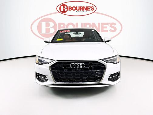 Glacier White Metallic 2024 Audi A6 45 Premium