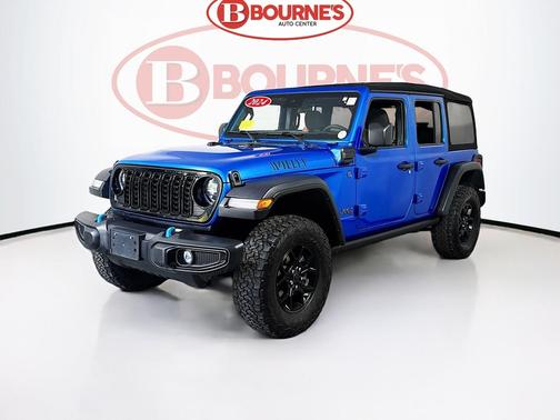 Hydro Blue Pearlcoat 2024 Jeep Wrangler 4xe Willys