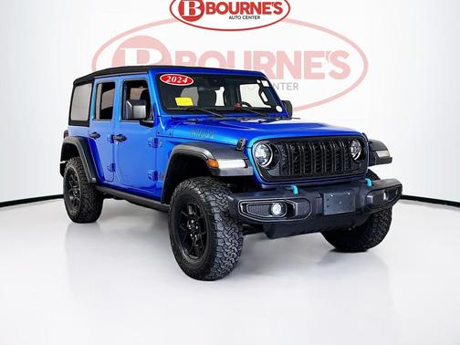 Hydro Blue Pearlcoat 2024 Jeep Wrangler 4xe Willys