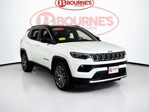 Bright White Clearcoat 2023 Jeep Compass Limited