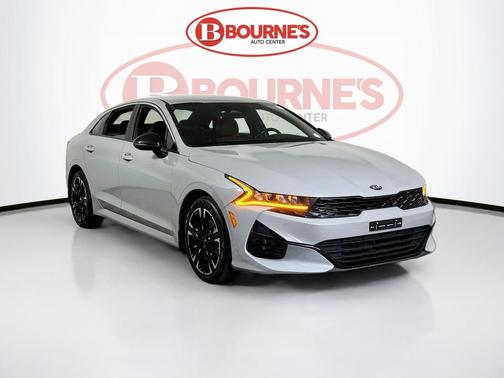 Wolf Gray 2021 Kia K5 GT-Line w/Red Leather,Android & Apple Carplay