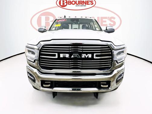 Bright White Clearcoat 2022 RAM 3500 Laramie Crew Cab 4x4 6'4' Box