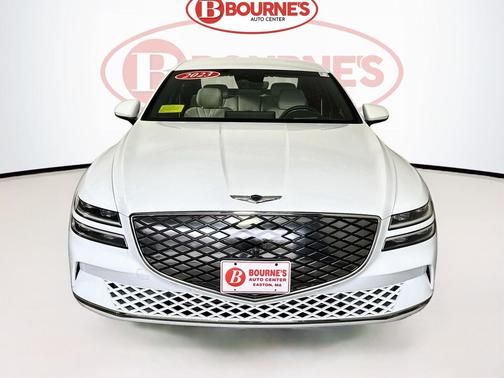 Alta White 2023 Genesis Electrified G80 AWD w/Smartpark,Navigation,Heated Leather