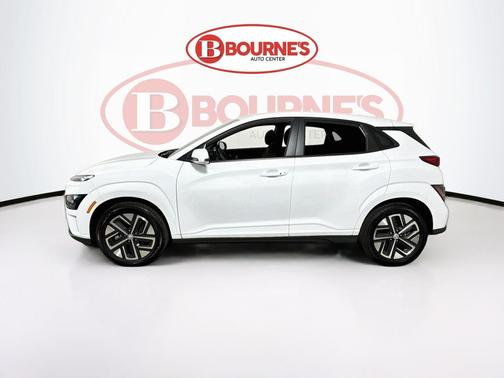 Lunar White 2023 Hyundai KONA EV SE