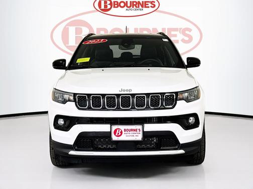 Bright White Clearcoat 2023 Jeep Compass Limited