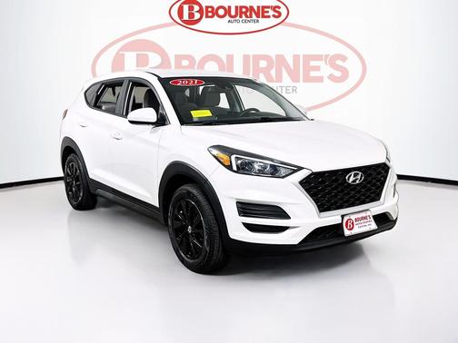 White Cream 2021 Hyundai TUCSON SE