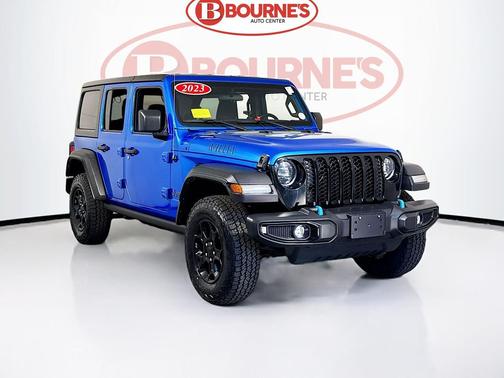 Hydro Blue Pearlcoat 2023 Jeep Wrangler 4xe Willys