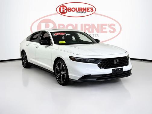 Platinum White Pearl 2024 Honda Accord Hybrid Sport