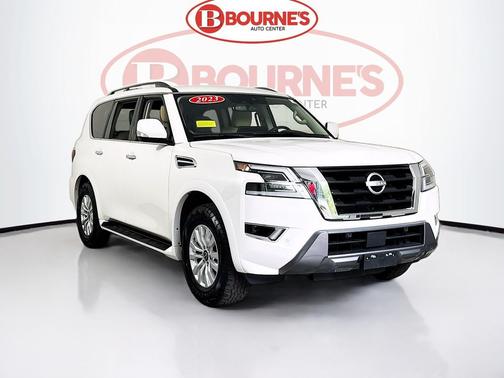 Aspen White 2023 Nissan Armada SV 4WD