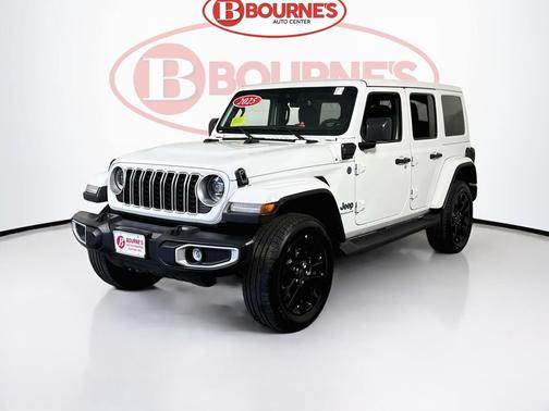 Bright White 2025 Jeep Wrangler 4xe Sahara