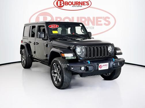 Black Clearcoat 2024 Jeep Wrangler 4xe Sport S