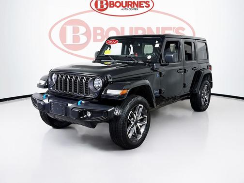 Black Clearcoat 2024 Jeep Wrangler 4xe Sport S