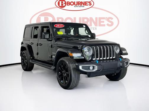 Black Clearcoat 2023 Jeep Wrangler 4xe Sahara