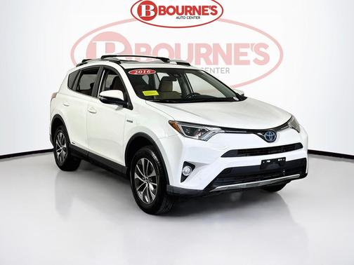 Super White 2016 Toyota RAV4 Hybrid XLE