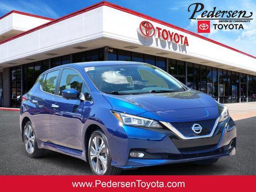 Deep Blue Pearl 2022 Nissan Leaf SV PLUS 62 kWh