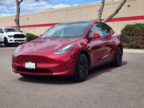 Ultra Red 2025 Tesla Model Y Long Range Dual Motor All-Wheel Drive