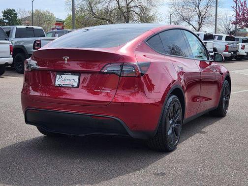 Ultra Red 2025 Tesla Model Y Long Range Dual Motor All-Wheel Drive