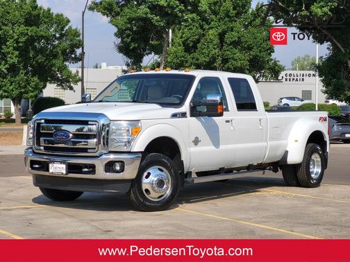 White 2012 Ford F-350 Lariat