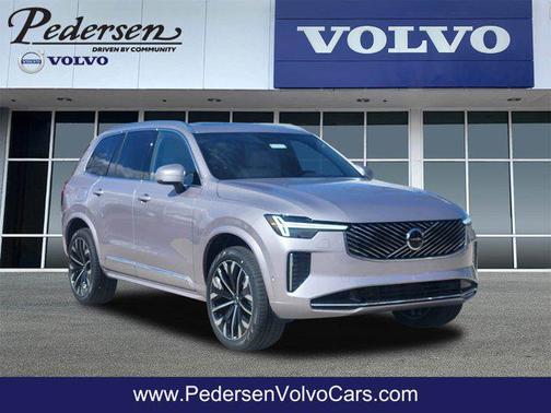 Aurora Silver 2026 Volvo XC90 Plus, B6 AWD Gas (mild hybrid), Gasoline, Bright, 7 Seats