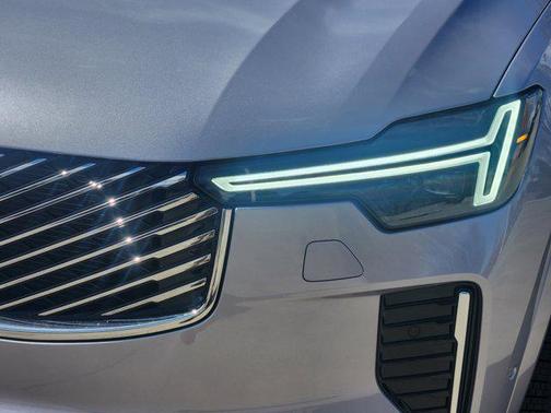 Aurora Silver 2026 Volvo XC90 Plus, B6 AWD Gas (mild hybrid), Gasoline, Bright, 7 Seats