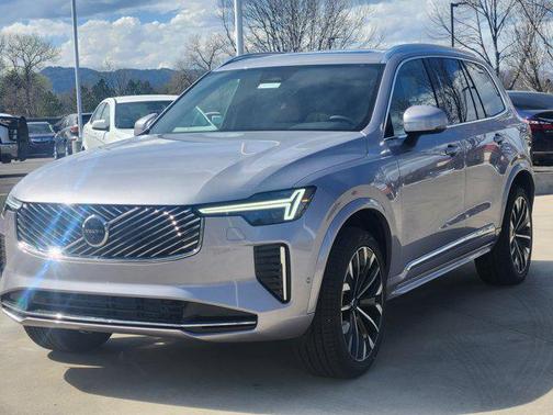 Aurora Silver 2026 Volvo XC90 Plus, B6 AWD Gas (mild hybrid), Gasoline, Bright, 7 Seats