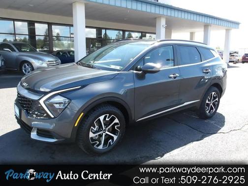 Gray 2023 Kia Sportage Hybrid EX