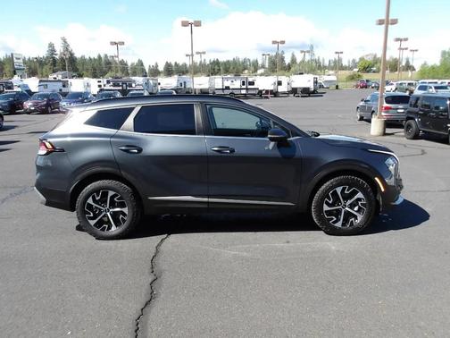 Gray 2023 Kia Sportage Hybrid EX