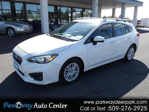 White 2018 Subaru Impreza 2.0i Premium