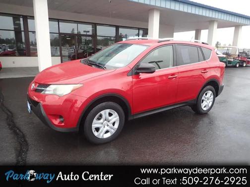 Red 2015 Toyota RAV4 LE
