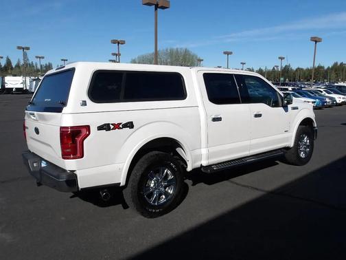 White 2015 Ford F-150 Lariat