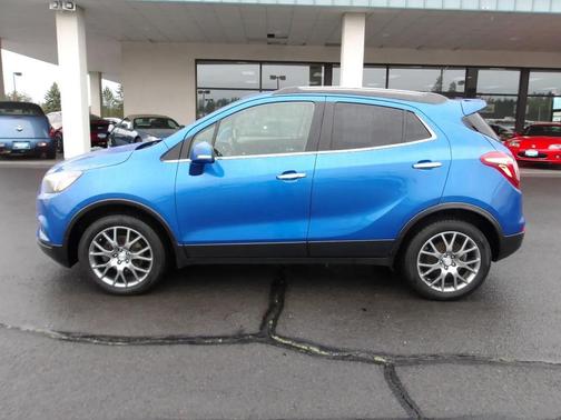 Blue 2017 Buick Encore Sport Touring