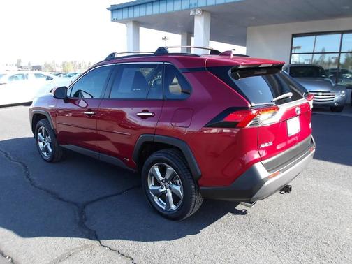 Maroon 2020 Toyota RAV4 Hybrid Limited