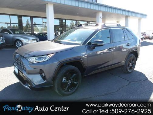 Gray 2021 Toyota RAV4 Hybrid SE