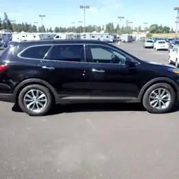 Black 2017 Hyundai SANTA FE SE
