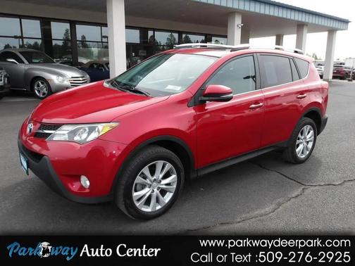 Red 2014 Toyota RAV4 Limited