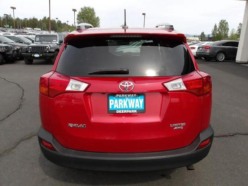 Red 2014 Toyota RAV4 Limited