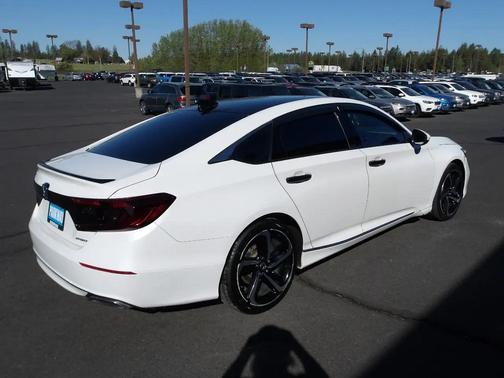 White 2018 Honda Accord Sport