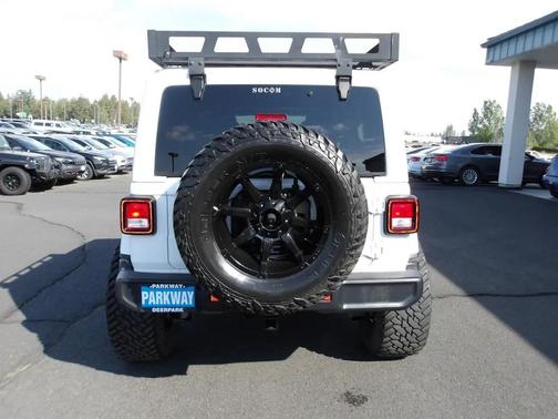 White 2020 Jeep Wrangler Unlimited Sahara