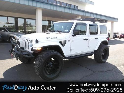 White 2020 Jeep Wrangler Unlimited Sahara