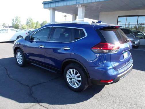 Blue 2017 Nissan Rogue Hybrid SV