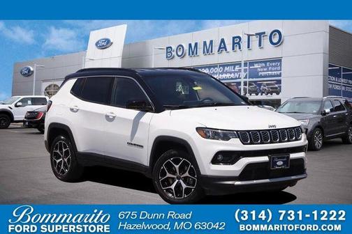 Bright White Clearcoat 2025 Jeep Compass Limited