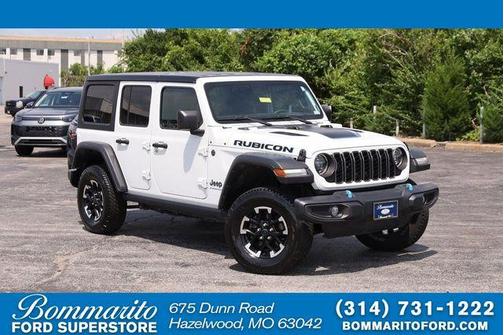 Bright White Clearcoat 2024 Jeep Wrangler 4xe Rubicon