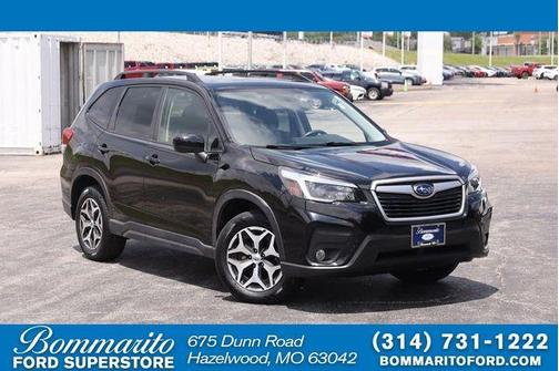 Crystal Black Silica 2021 Subaru Forester Premium