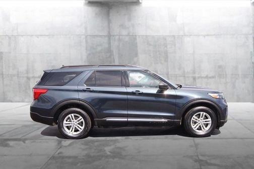 Blue Metallic 2024 Ford Explorer XLT