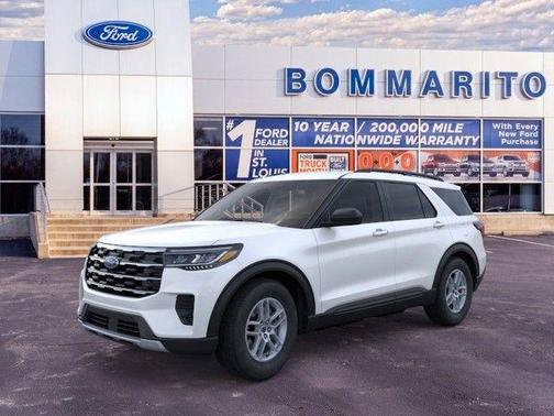 White Metallic 2026 Ford Explorer Active