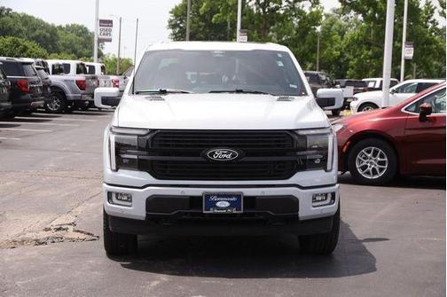 White Metallic 2025 Ford F-150 Platinum