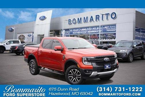 Chili Pepper Red 2024 Ford Ranger Lariat
